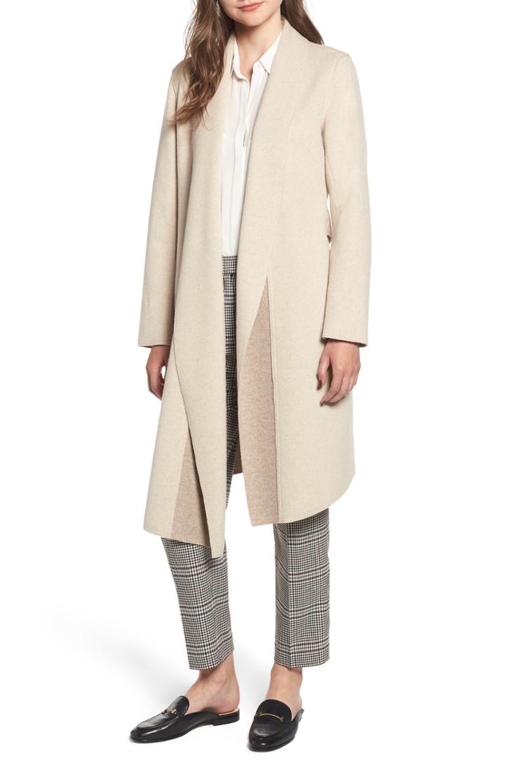 Women's Sosken Gloria Brushed Knit Coat - Beige