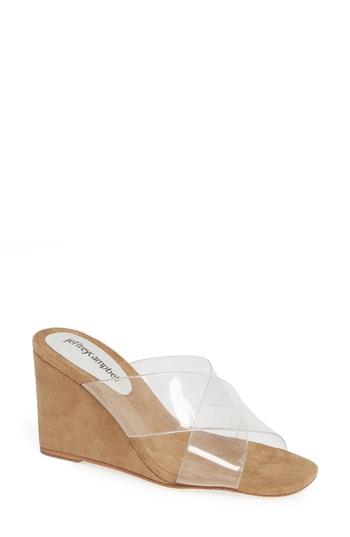 Women's Jeffrey Campbell Mystical Wedge Sandal M - Metallic