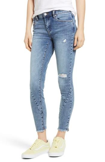 Women's Blanknyc The Reade Seam Detail Skinny Jeans - Blue