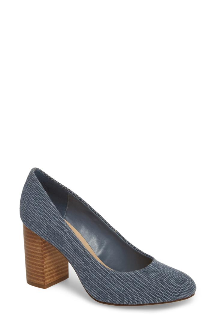 Women's Bella Vita 'nara' Block Heel Pump .5 W - Blue