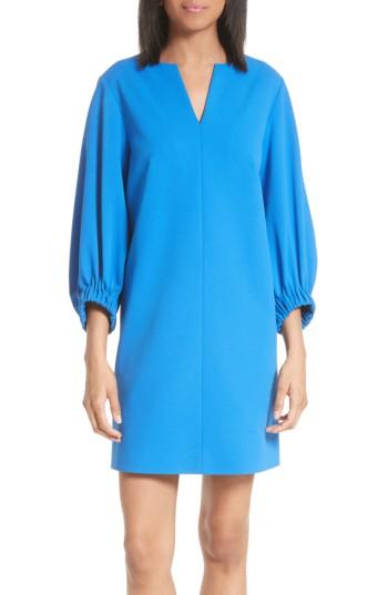Women's Tibi Stretch Crepe Shift Dress - Blue