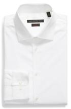 Men's John Varvatos Star Usa Red Label Slim Fit Stretch Solid Dress Shirt .5r - White