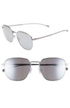 Men's Boss Special Fit 58mm Polarized Titanium Aviator Sunglasses -