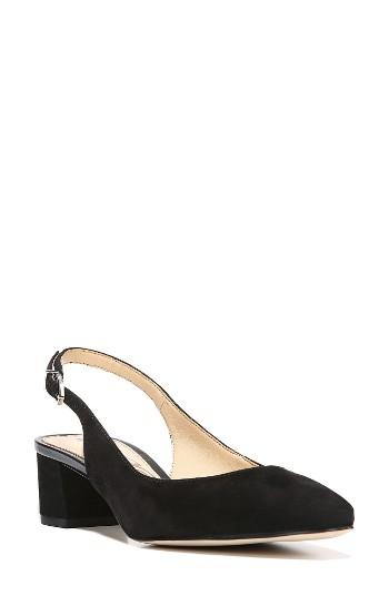 Women's Sam Edelman Lorene Slingback Pump .5 M - Black