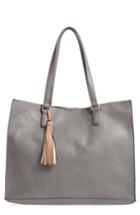 Bp. Faux Leather Tote & Pouch -
