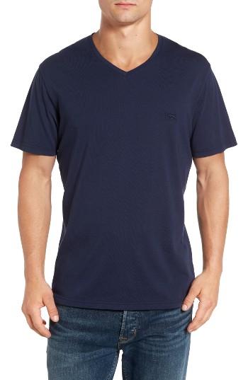 Men's Rodd & Gunn Solway Sports Fit V-neck T-shirt - Blue