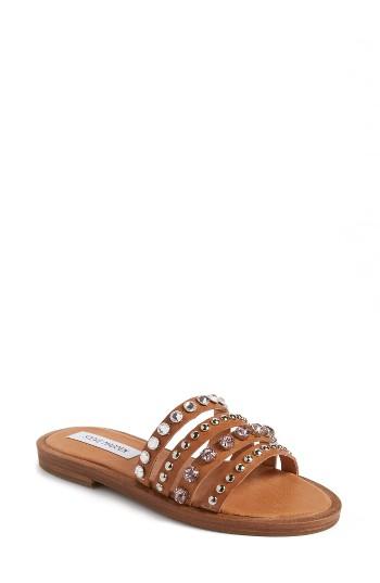 Women's Steve Madden Galaxy Slide Sandal M - Brown