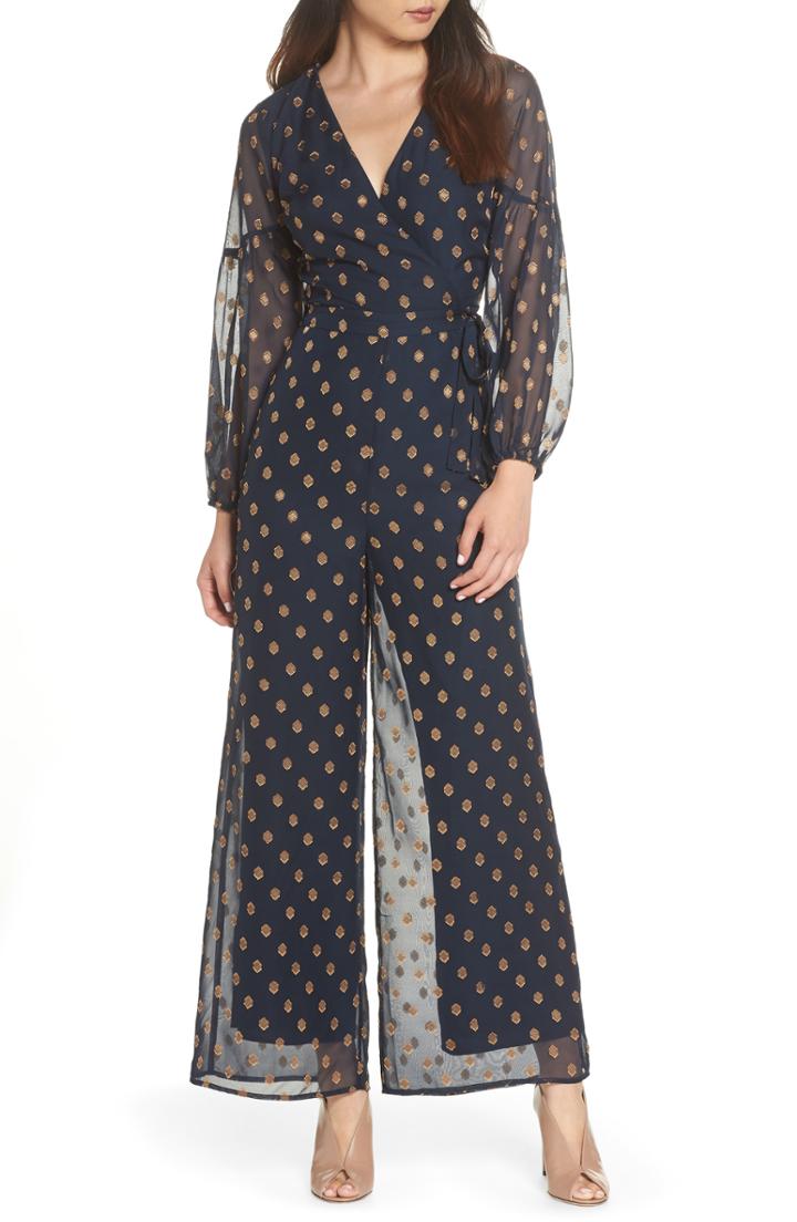 Women's Ali & Jay Cosmic Love Metallic Fil Coupe Jumpsuit