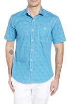 Men's Bugatchi Shaped Fit Sport Shirt - Green