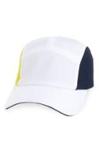 Men's Lacoste Diamond Weave Baseball Cap - White