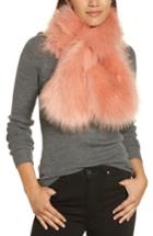 Women's Halogen Faux Fur Stole, Size - Pink