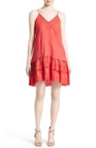 Women's La Vie Rebecca Taylor Alice Eyelet Slipdress - Red