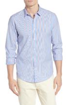 Men's Scotch & Soda Band Collar Shirt - Blue