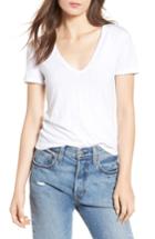 Women's All In Favor Rib Knit Tee - White