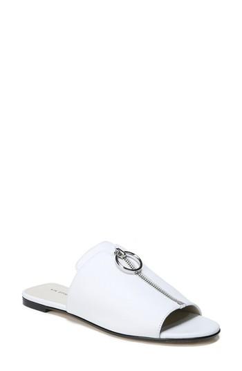 Women's Via Spiga Hope Slide Sandal .5 M - White