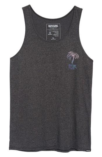 Men's Rip Curl Carve Mock Twist Tank - Black