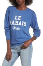 Women's Daydreamer Le Marais Paris Graphic Sweatshirt - Blue