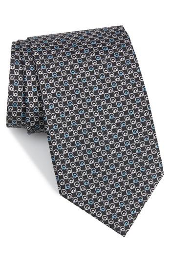 Men's Salvatore Ferragamo Estro Print Silk Tie