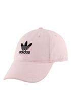 Men's Adidas Originals Relaxed Logo Baseball Cap - Pink