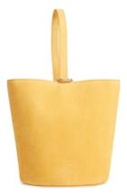 Oad New York Dome Leather Bucket Bag - Yellow