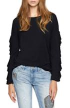 Women's Sanctuary Leona Ruffle Sleeve Sweater - Black