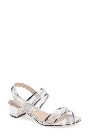 Women's Nina Ganice Mesh Strap Sandal M - Metallic