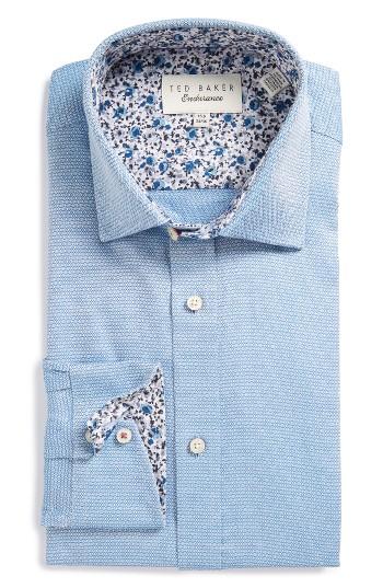 Men's Ted Baker London Lohan Trim Fit Diamond Dress Shirt