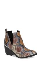 Women's Jeffrey Campbell Cromwell Cutout Western Boot M - Grey