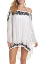 Women's Muche Et Muchette Cleopatra Off The Shoulder Cover-up Dress, Size - White