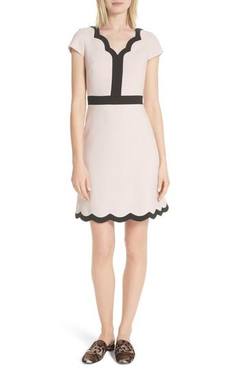Women's Kate Spade New York Scallop Cap Sleeve Dress - Pink