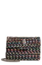 Kurt Geiger London Mini Kensington-x Tweed Shoulder Bag - Black