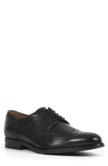 Men's Geox Hampstead 5 Wingtip .5us / 41.5eu - Black