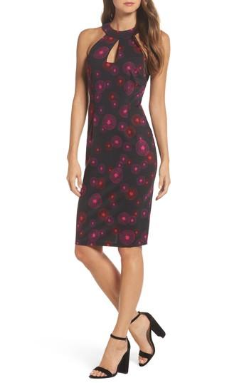 Women's Trina Trina Turk Colina Sheath Dress - Black