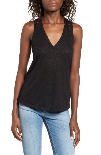 Women's Pst By Project Social T Raw Edge Tank - Black