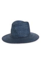 Women's Lola Hats Plain Main Straw Hat - Blue