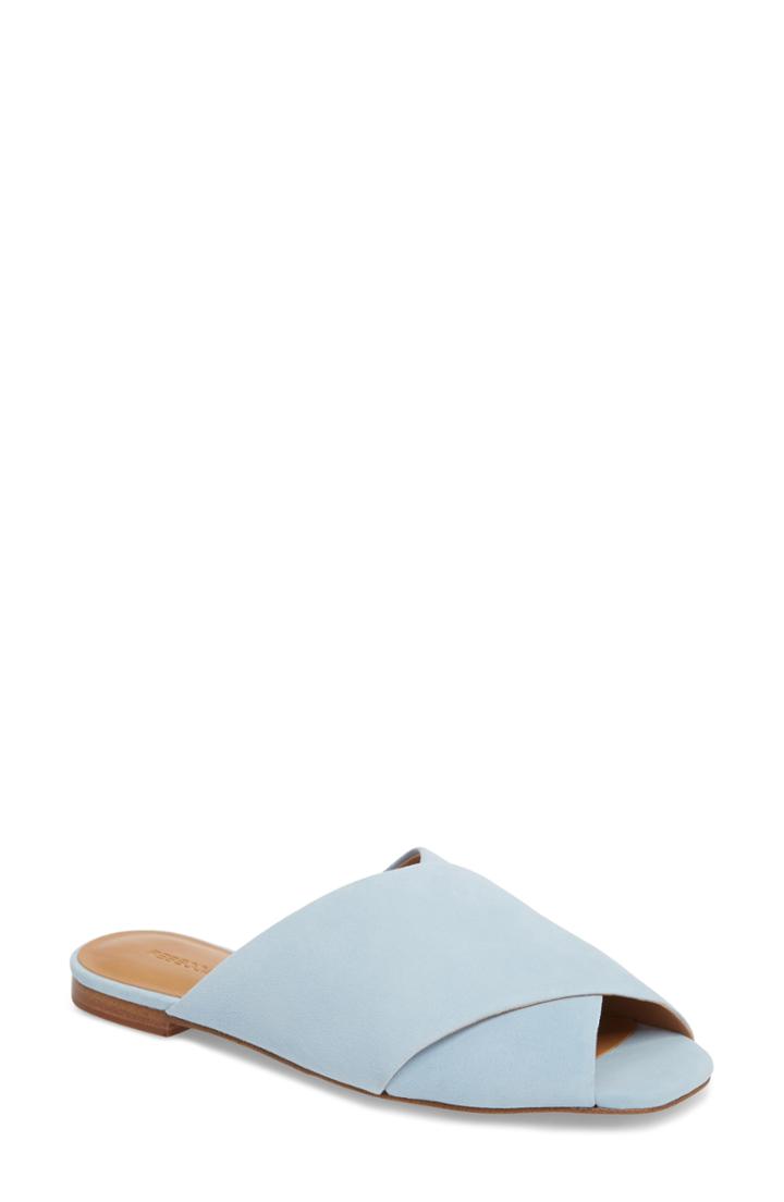 Women's Rebecca Minkoff Anden Slide Sandal .5 M - Blue