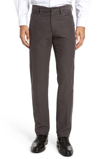 Men's Incotex Cotton Twill Five-pocket Pants - Grey