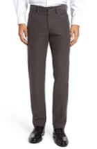 Men's Incotex Cotton Twill Five-pocket Pants - Grey