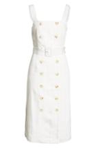 Women's Reformation Palma Belted Dress - White