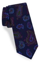 Men's Ted Baker London Paisley Petal Silk Skinny Tie