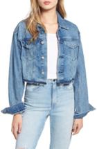 Women's Dl1961 Annie Crop Denim Jacket - Blue