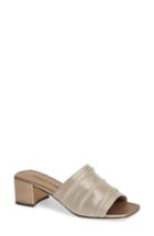 Women's Donald Pliner Brit Slide Sandal M - Metallic