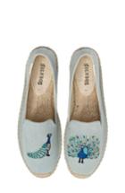 Women's Soludos Peacock Espadrille Loafer .5 M - Blue