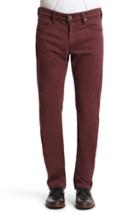 Men's 34 Heritage Courage Straight Leg Twill Pants X 34 - Burgundy