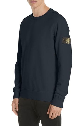 Men's Stone Island Cotton Sweatshirt - Blue