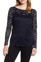 Women's Leith Deep V-neck Long Sleeve Bodysuit, Size - Black