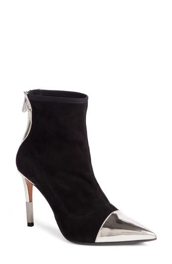 Women's Balmain Blair Pointy Toe Bootie Eu - Black
