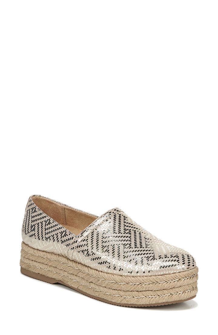 Women's Naturalizer Thea Iii Espadrille Slip-on M - Metallic