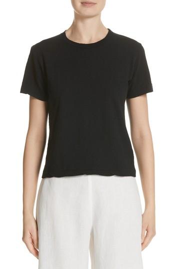 Women's Simon Miller Canton Slub Cotton Tee - Black