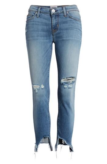 Women's Hudson Jeans Tally Ripped Crop Skinny Jeans - Blue